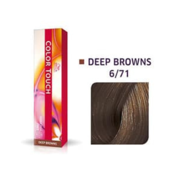 צבע לשיער מקצועי קולור טאץ' 6/71 - WELLA COLOR TOUCH