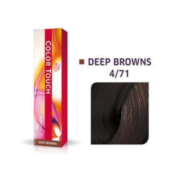 צבע לשיער מקצועי קולור טאץ' 4/71 - WELLA COLOR TOUCH